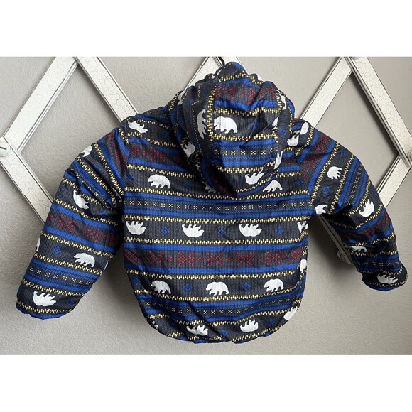 The North Face Toddler Boy’s 12-24 Months? Reversible Puffer Jacket Bears *READ* - Picture 6 of 13
